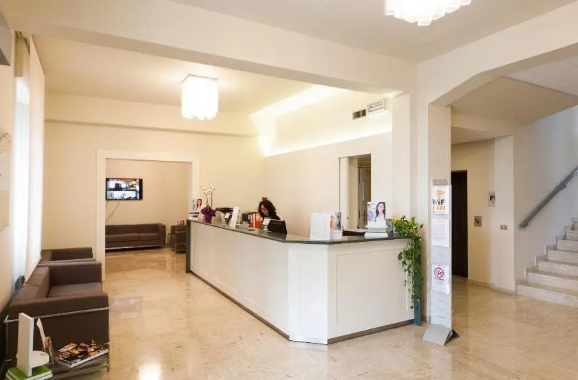 Foto della reception del centro Padova Prato della Valle