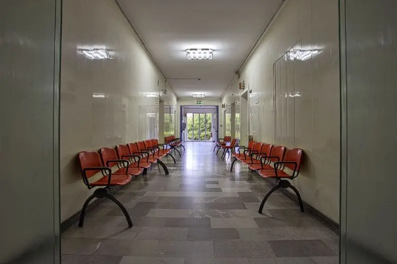 Foto della sala d'attesa del centro Castellammare di Stabia (Napoli) – Villa Stabia 