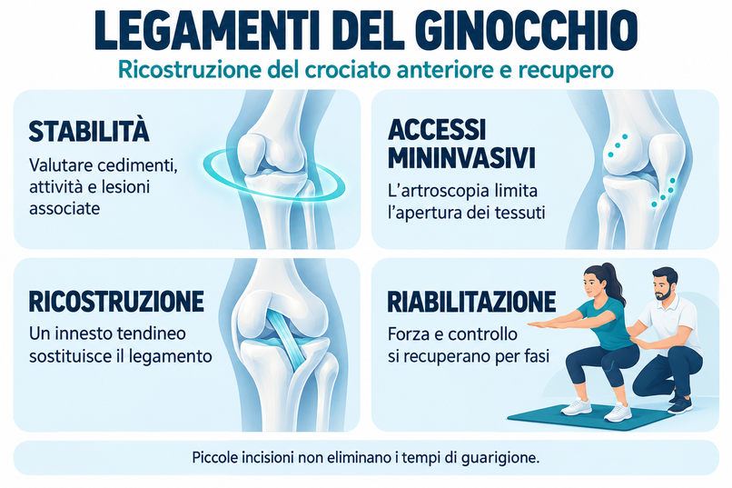 intervento legamento crociato anteriore napoli san carlo
