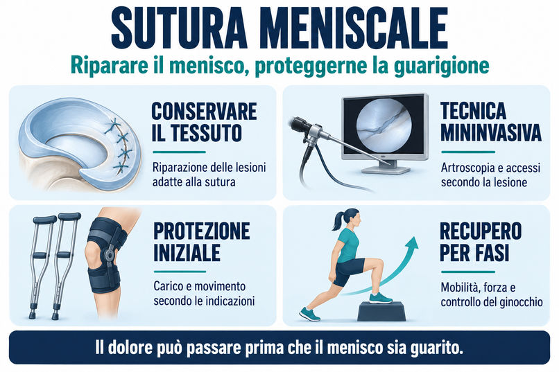 sutura meniscale napoli clisan