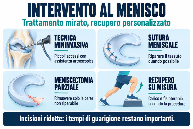 Intervento menisco napoli clisan
