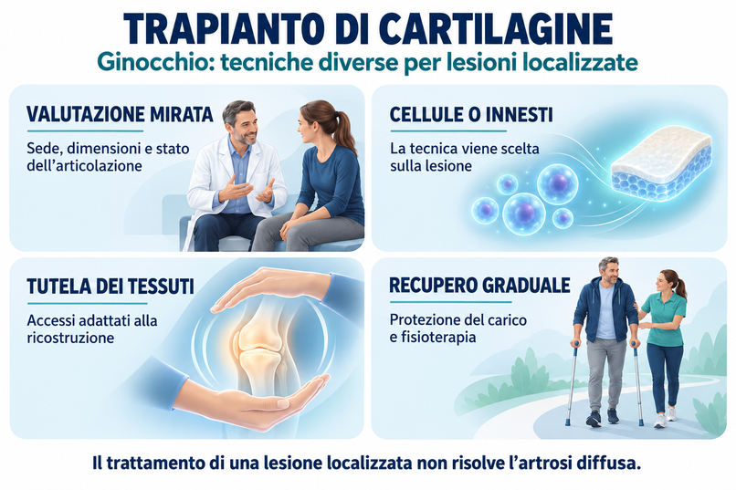 trapianto cartilagine ginocchio napoli san carlo