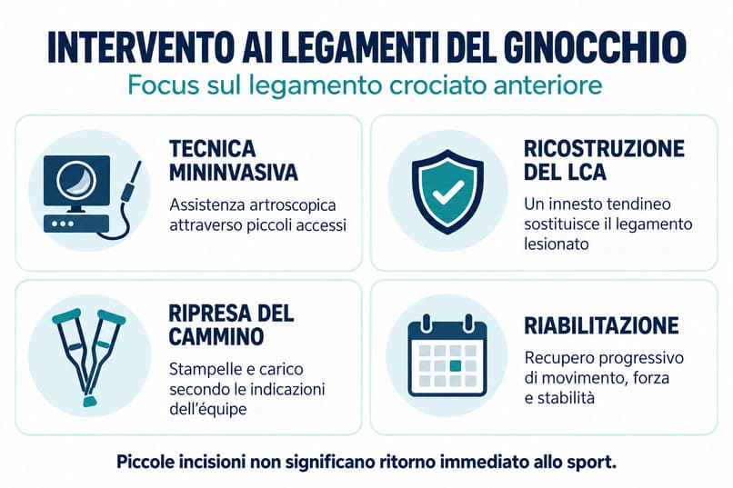 intervento ai legamenti del ginocchio napoli ruesch dott. stefano guarino