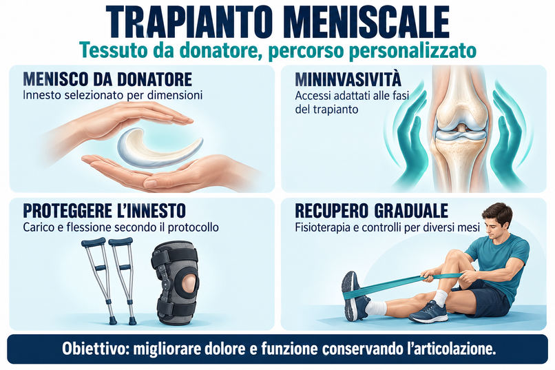 trapianto meniscale napoli clisan