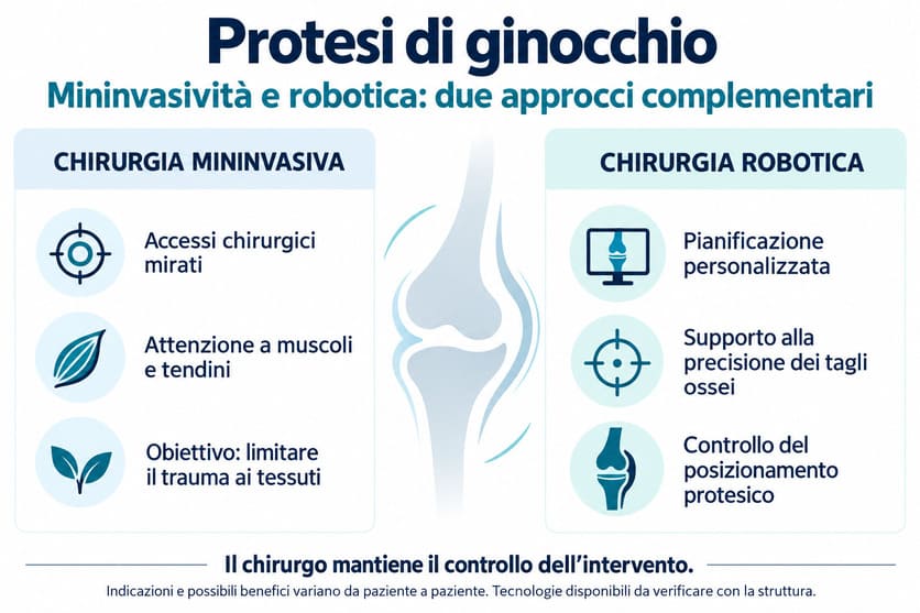 protesi di ginocchio chirurgia robotica e mininvasiva