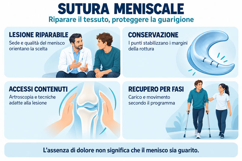 sutura meniscale napoli san carlo