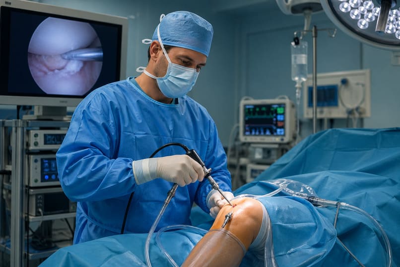 chirurgo ortopedico del menisco